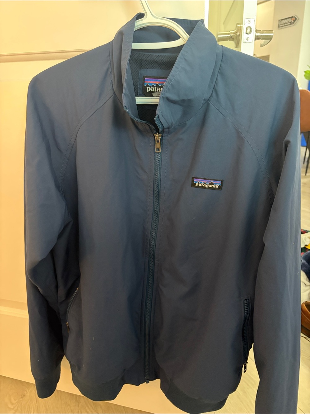Patagonia Navy Blue Men's Lightweight Bomber Jacket